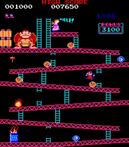 Donkey Kong, un des oldies les plus célèbres